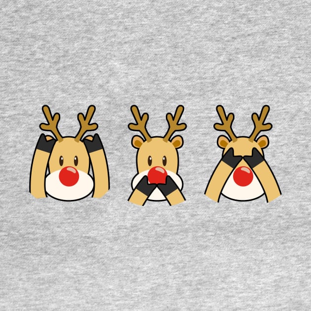 Three Wise Reindeer - Christmas - Rudolph by LuisP96